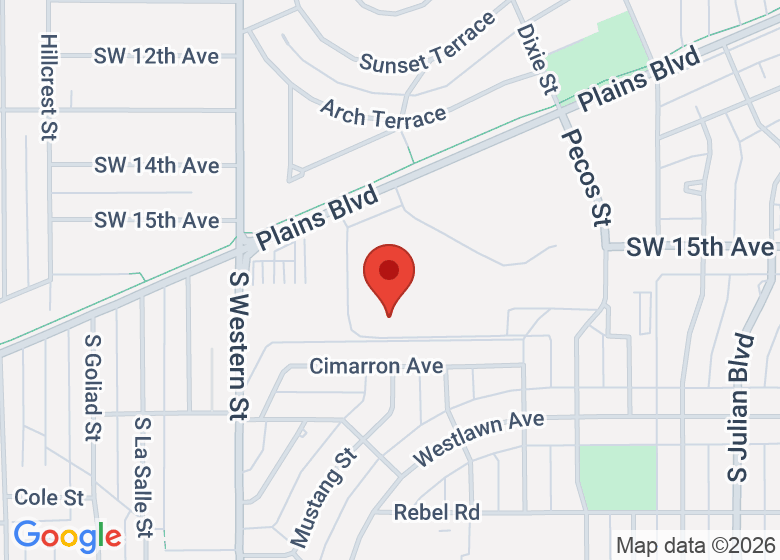 Map showing location of College First Responders Academy