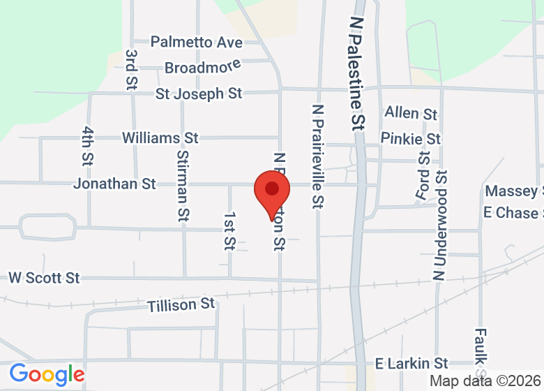 Map showing location of Athens Police Department