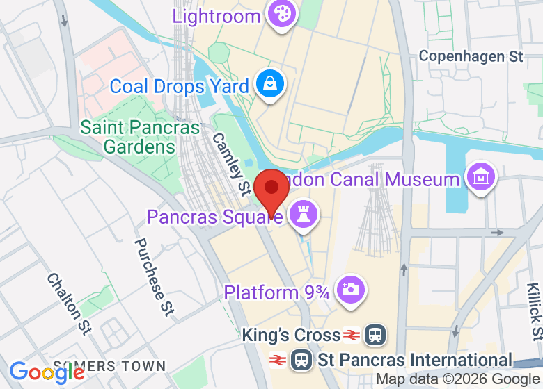 Map showing location of Pancras Square Leisure 