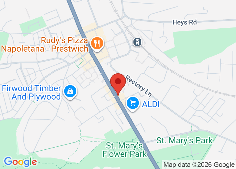 Map showing location of Soul Fitness Studio