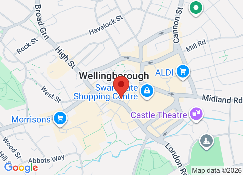 Map showing location of Castello Lounge