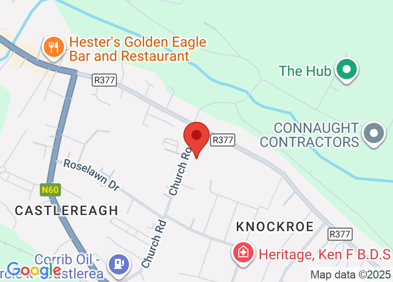 Map showing location of Trinity Arts Centre