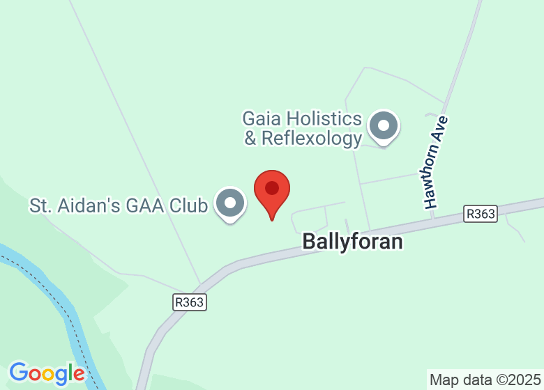 Map showing location of Community Hall