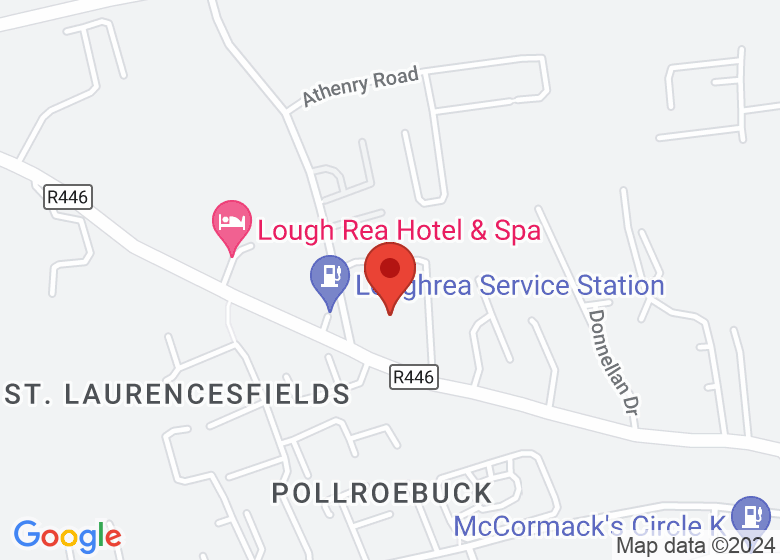 Map showing location of Tusla Offices