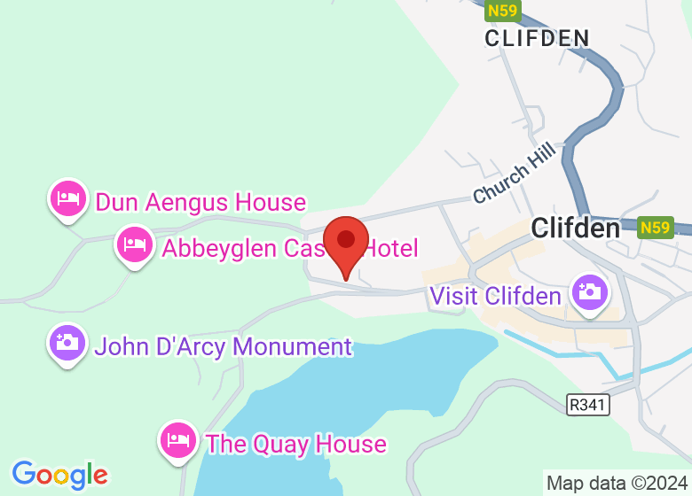 Map showing location of Town Hall