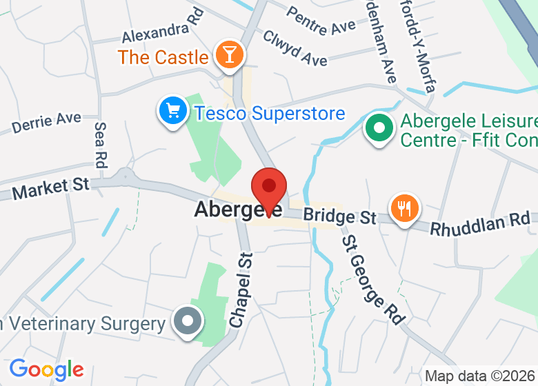 Map showing location of Felicity’s House