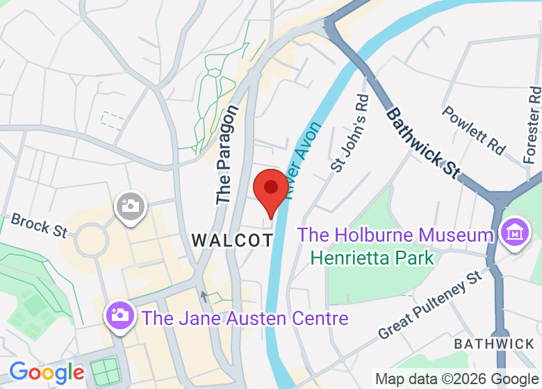 Map showing location of The Dojo Bath