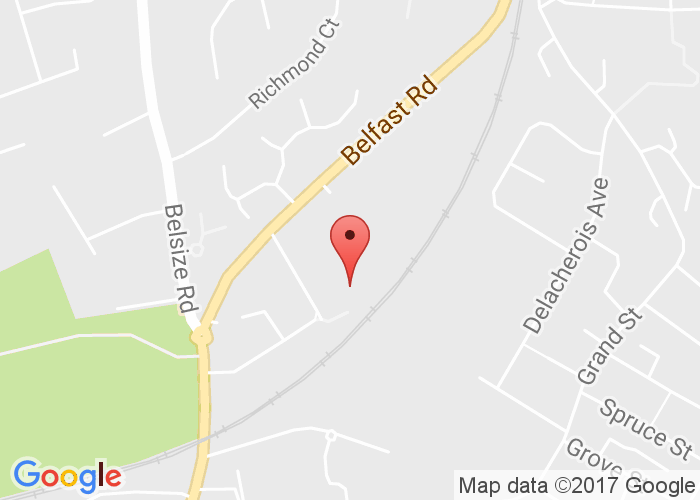 Map showing event location