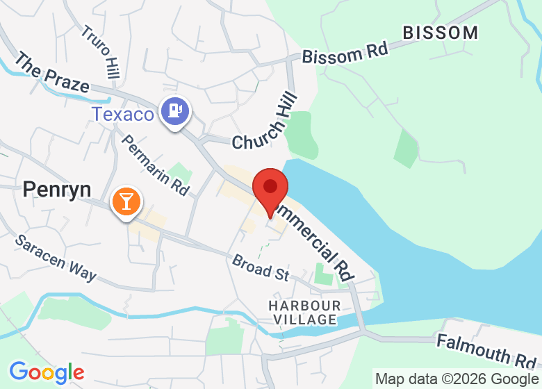 Map showing location of Cscape Pilates Studio