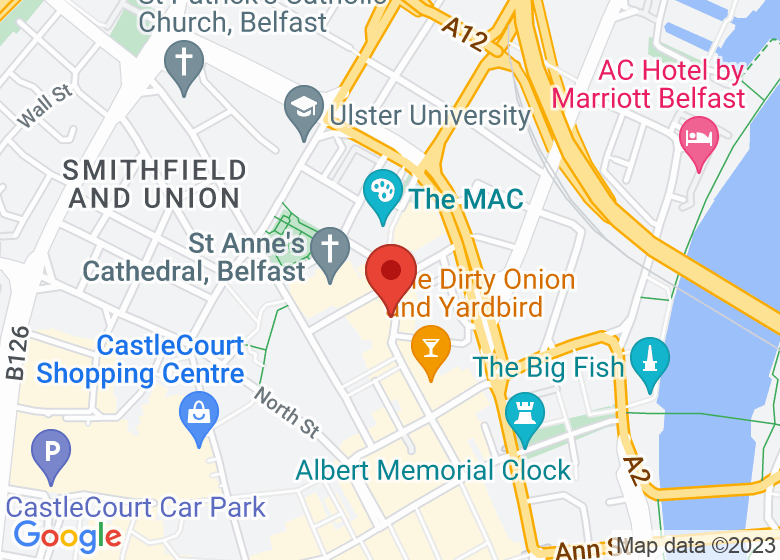 Map showing location of Studio 52 - Yoga & Pilates