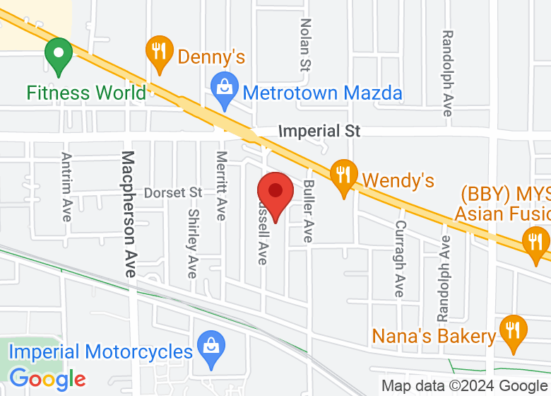 Map showing event location