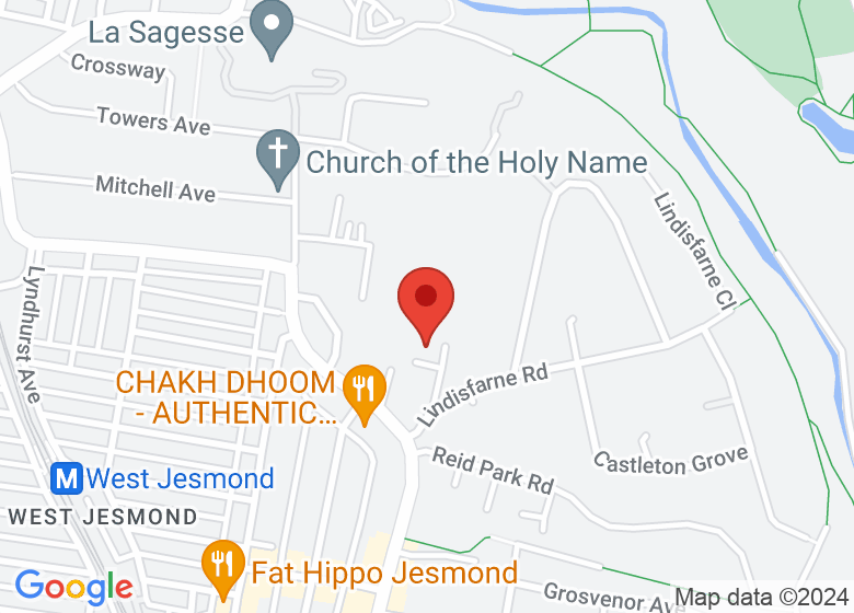 Mappa che mostra la posizione di St. George’s Church