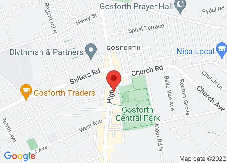 Map showing location of Brandling Arms