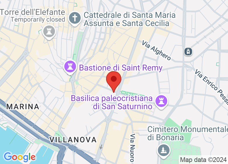 Mappa che mostra la posizione di L'Accademia