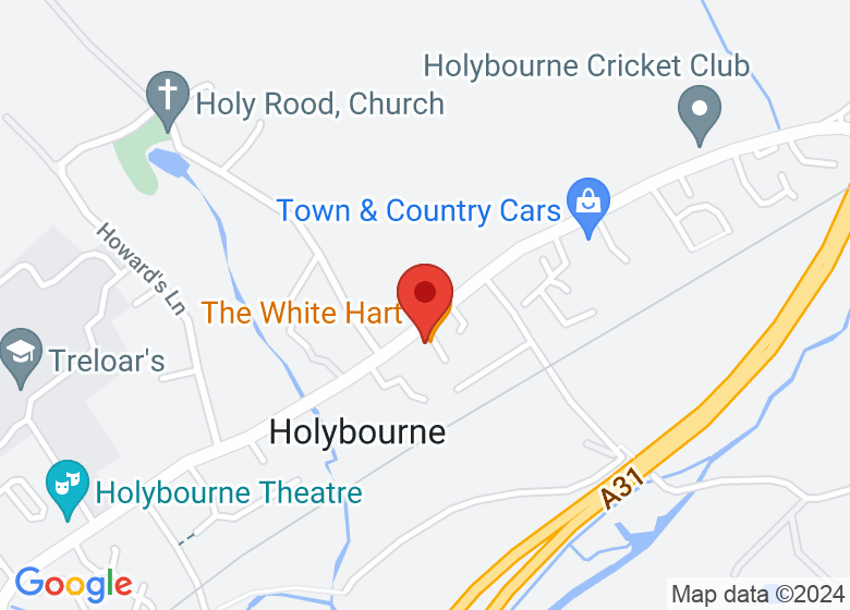 Map showing location of The White Hart