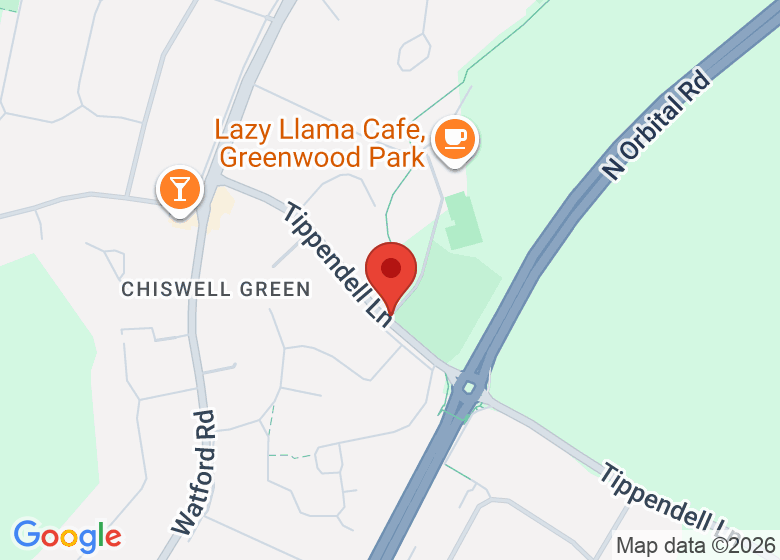 Map showing location of Greenwood Park
