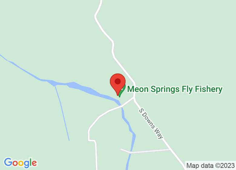 Map showing location of Meon Springs Glamping