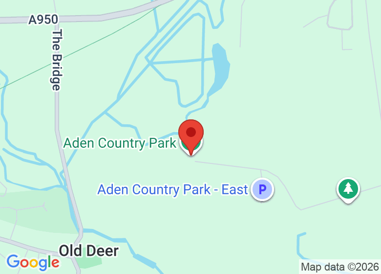 Map showing location of Aden Theatre, Aden Country Park