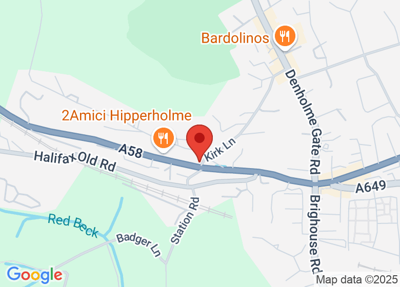 Map showing location of THE BABY & ME HUB.