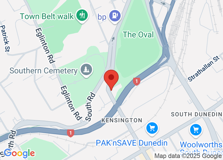 Map showing location of The Kensington Sports Bar & Tavern