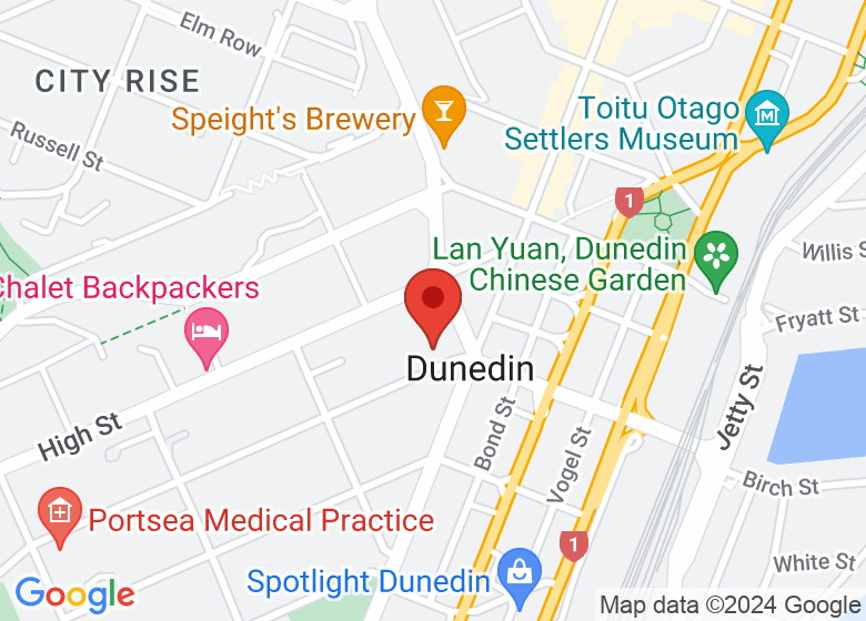 Map showing event location