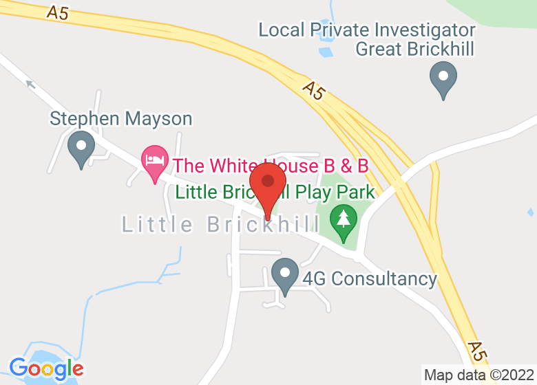 Map showing location of Little Brickhill Village Hall