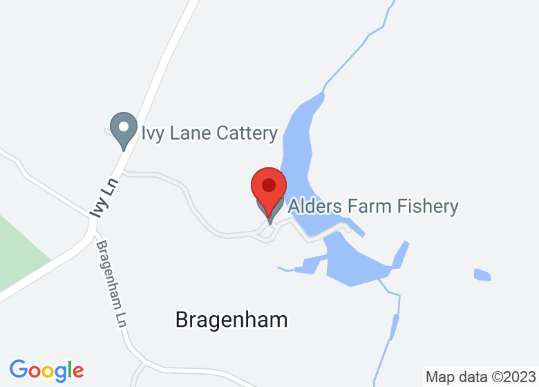 Map showing location of Alders Farm Gun Range