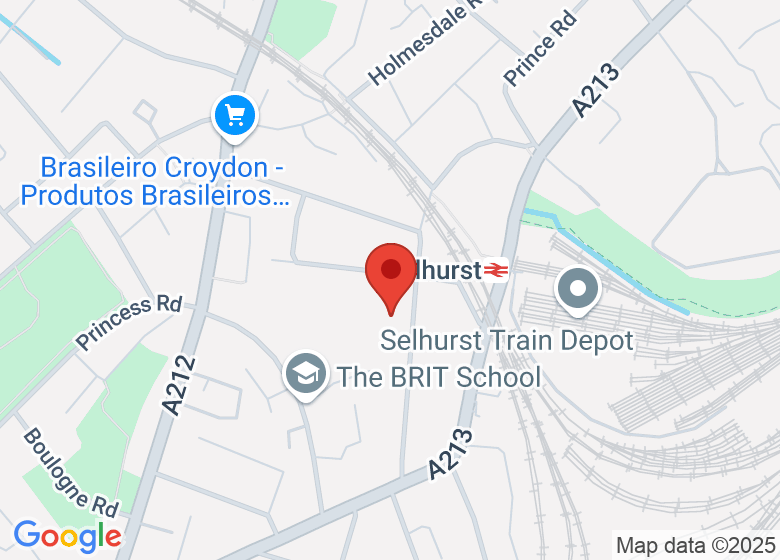 Map showing location of #MerkyFC HQ