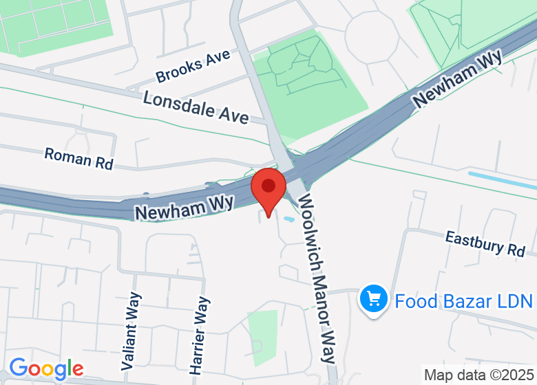 Map showing location of The Foundry