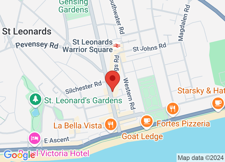 Map showing event location