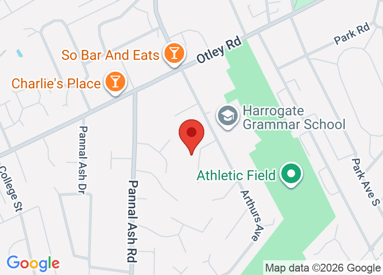 Map showing location of Private Residence