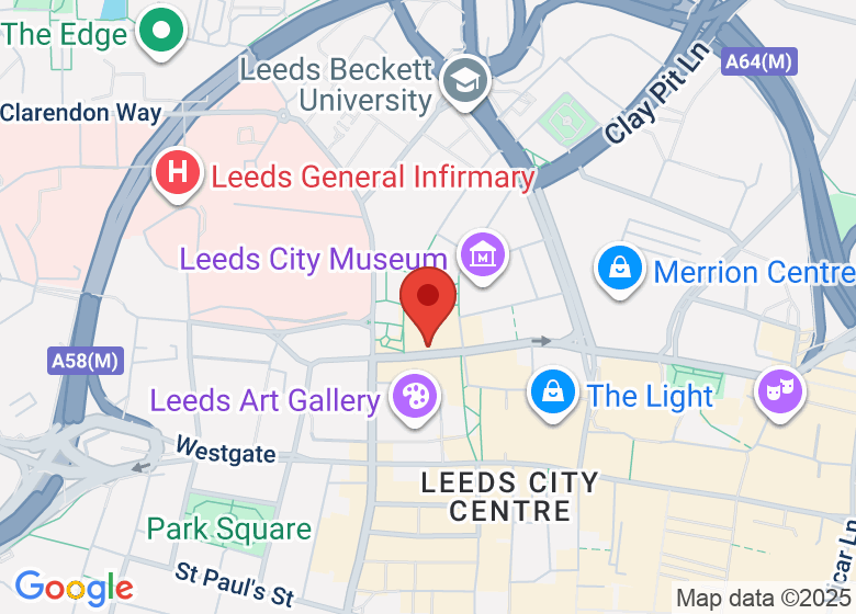 Map showing location of Catherine’s Space 