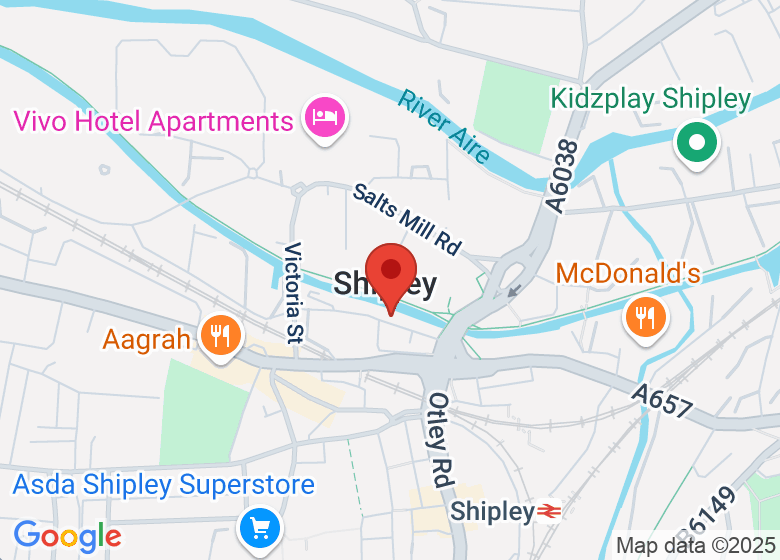 Map showing location of YARN STUDIO SPACES