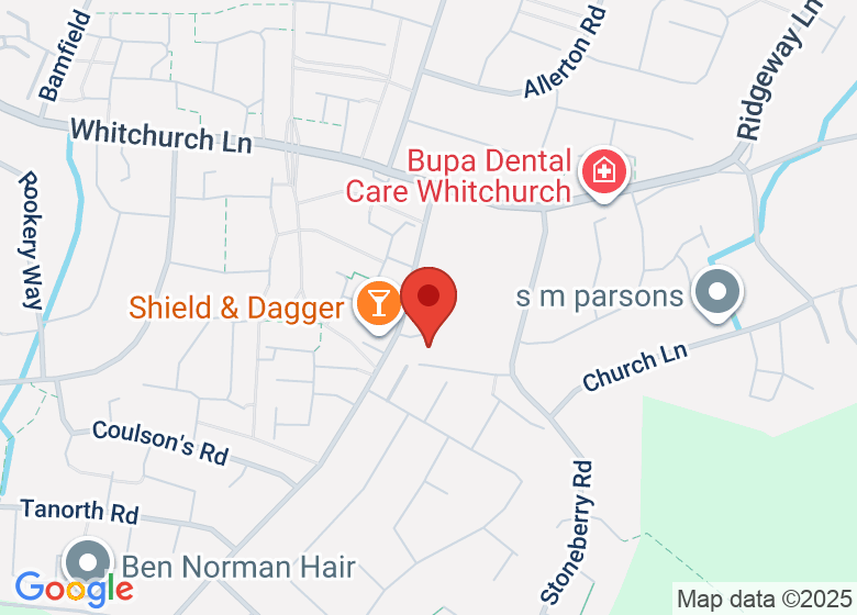 Map showing location of Whitchurch Folk House