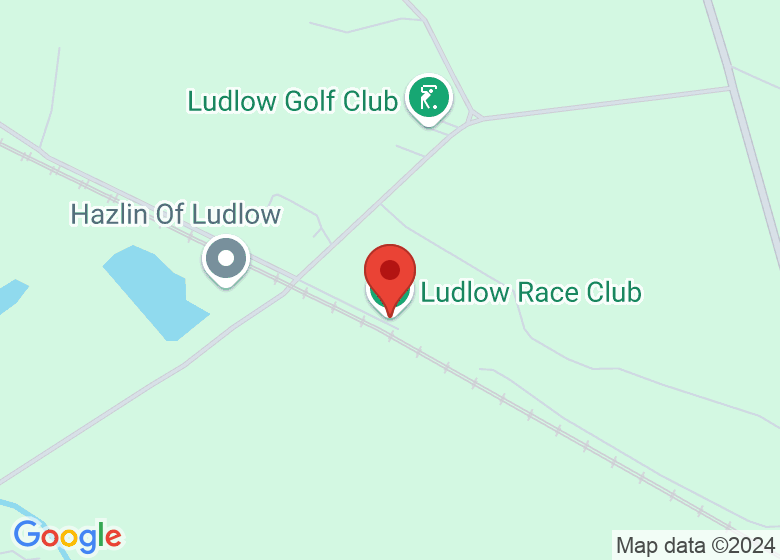 Map showing location of Racecourse