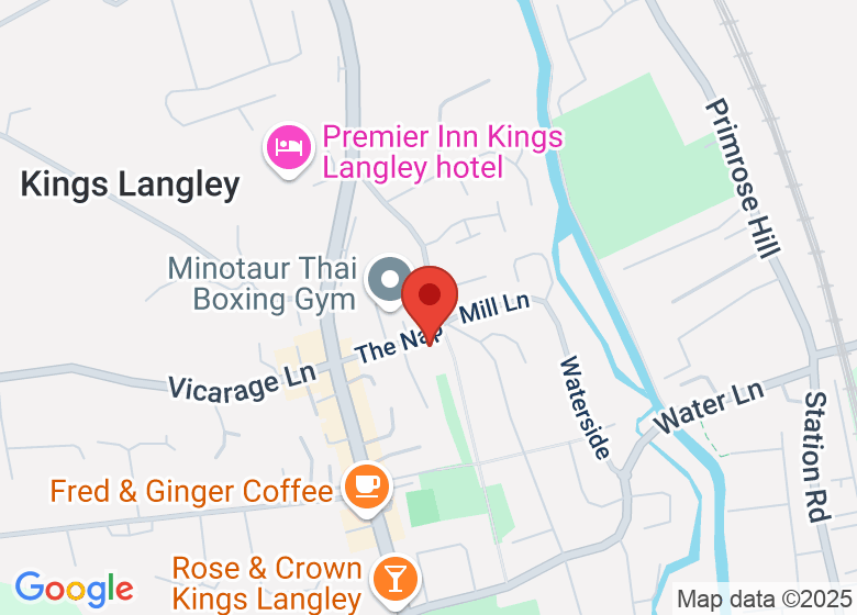 Map showing location of The Small Hall, Kings Langley Community Centre