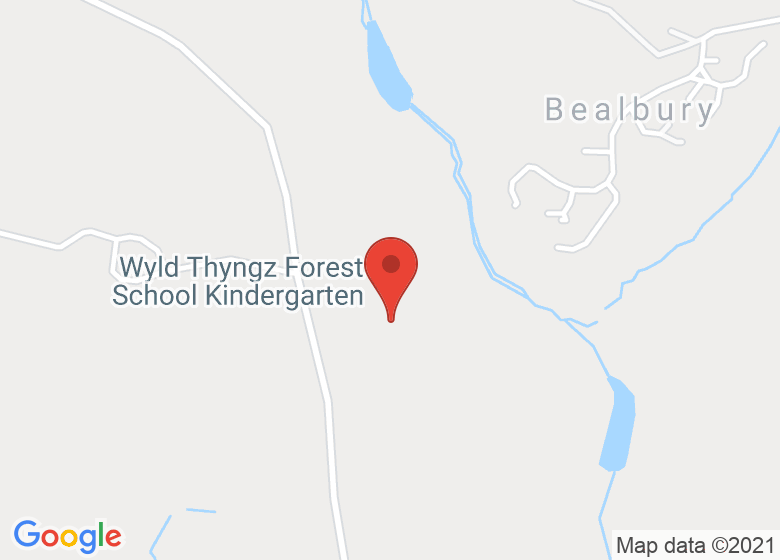 Map showing location of Wyld Thyngz Forest School Kindergarten