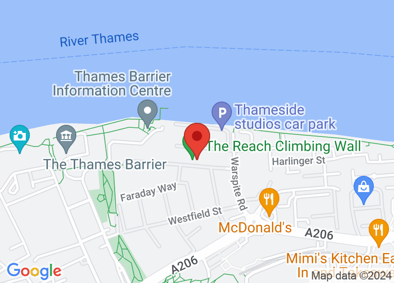 Map showing location of AirCraft Circus Academy
