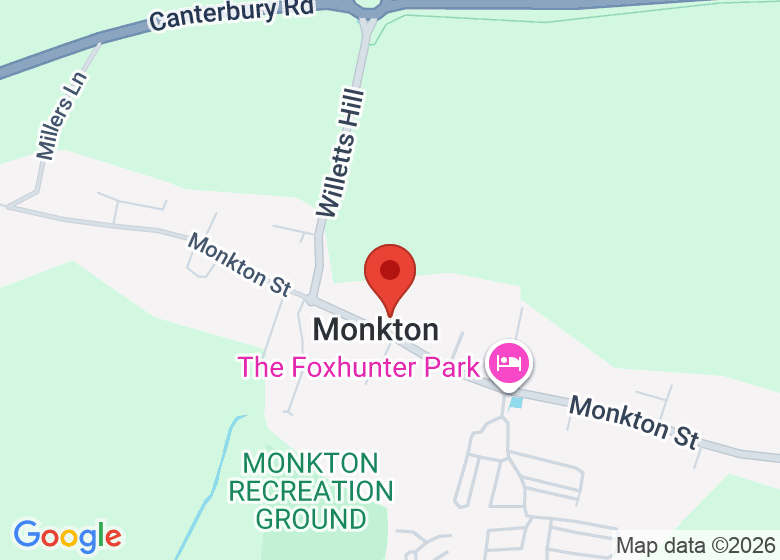Map showing location of Monkton Church of England Primary School