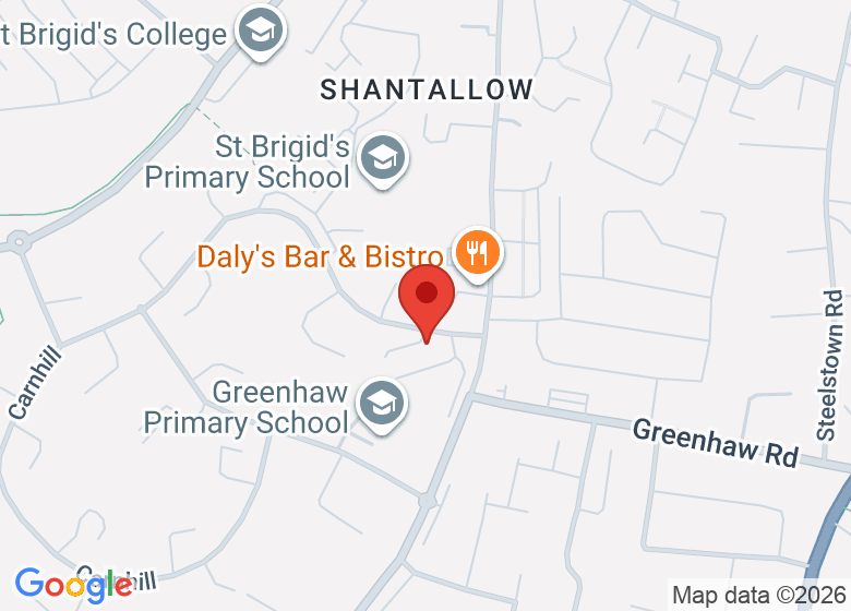 Map showing location of Carnhill Community Centre