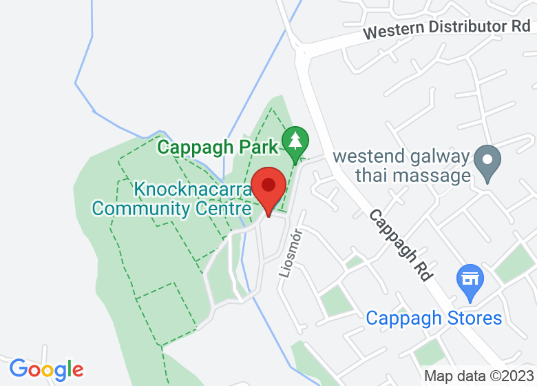 Map showing location of Knocknacarra Community Centre