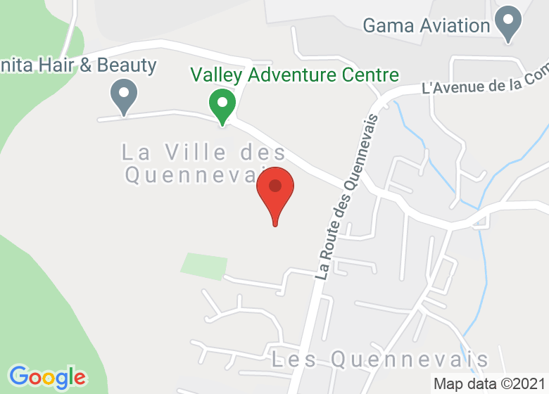 Map showing location of Dance Studio