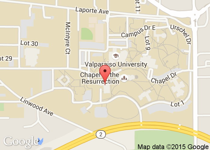 Map showing event location