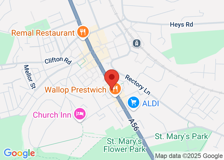 Map showing location of Neo-Derm Manchester
