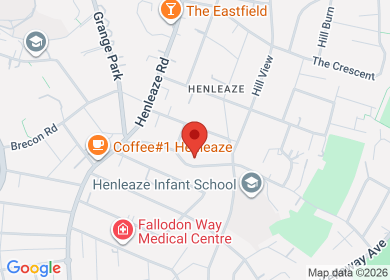 Map showing location of St. Peter’s Church