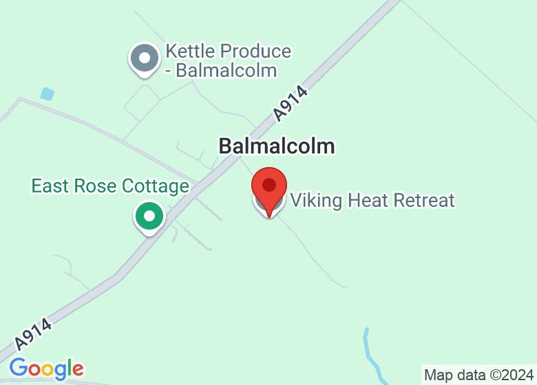Map showing location of Viking Heat Retreat