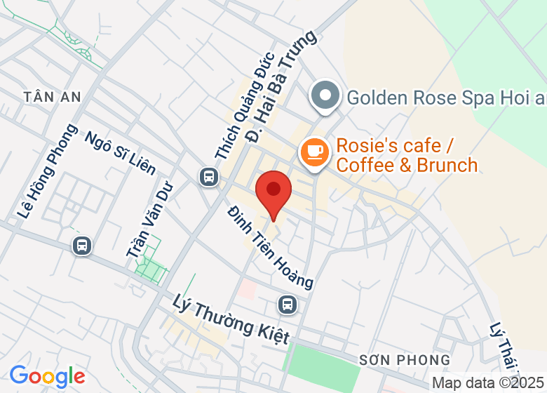Map showing location of Hoi An Pilates Studio