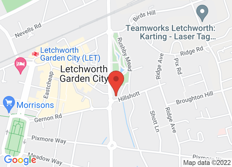 Map showing location of Mrs Elizabeth Howard Memorial Hall