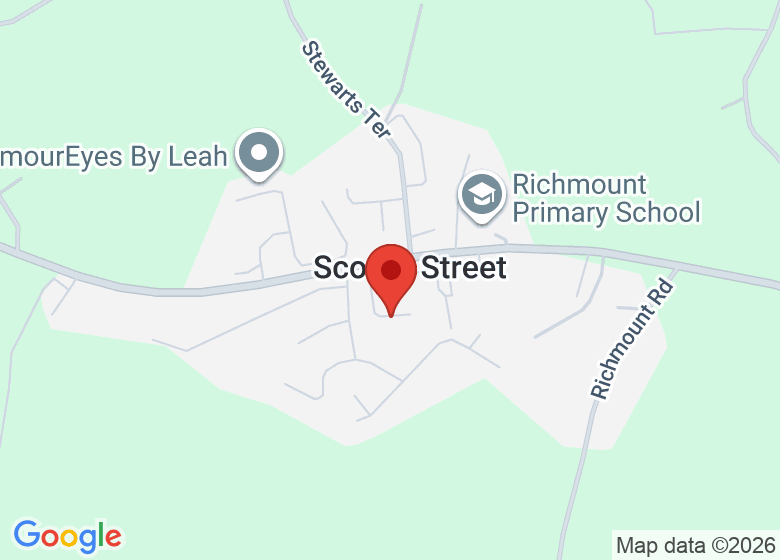 Map showing location of Heart2Heart Coffee House