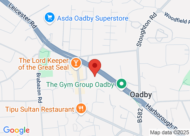 Map showing location of Trinity Methodist Church